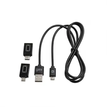 USB to micro custom logo data cable with Type-c\micro adapter