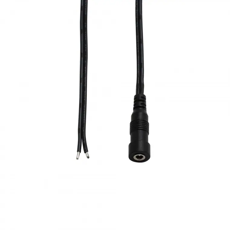 Dc3.5*1.35mm female to open end with 304 switch cable LED cable Fan cable