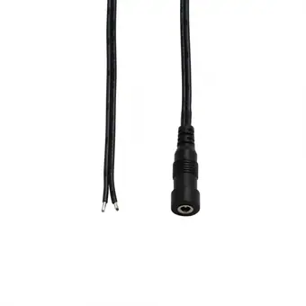 Dc3.5*1.35mm female to open end with 304 switch cable LED cable Fan cable view 2