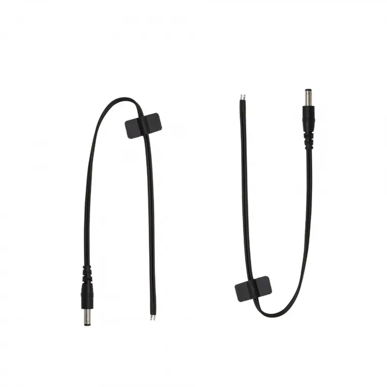 dc3.5*1.35mm male to open end with SR black cable Length 25 cm