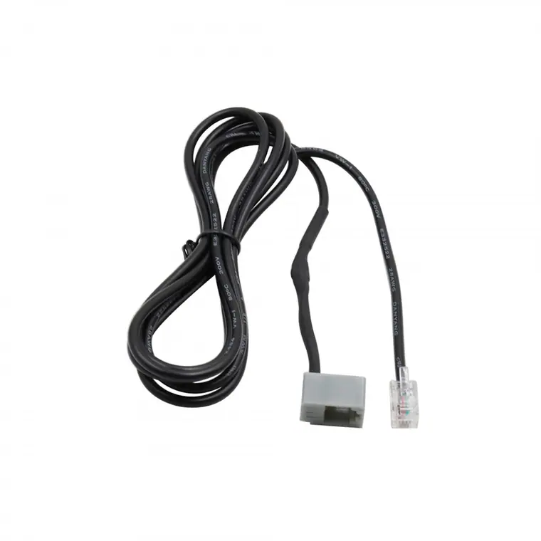 best selling RJ 11 4pin male to female cable black pvc Telephone cable