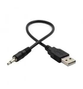 USB to 3.5mm mono male cable Automobile AUX audio conversion cable