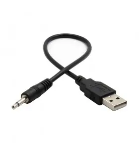 USB to 3.5mm mono male cable Automobile AUX audio conversion cable