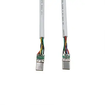 Type-c male to male with e-mark chip fast charge PD QC 5A