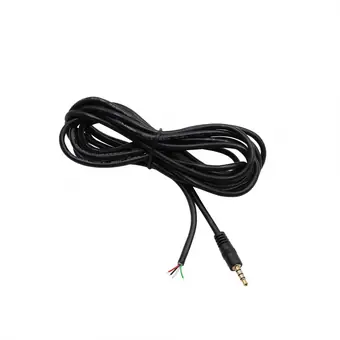 3.5mm 4pole stereo male to open cable Audio extension cable