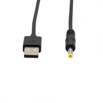 usb to dc4.0*1.7mm male braid cable 24AWG OD3.2mm view 2