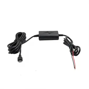 DC12v-30v to 5v 2.5A micro usb Car DVR exclusive power cable view 2
