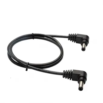dc5.5*2.1 angle male to angle male cable 90 degree power solar cable view 2