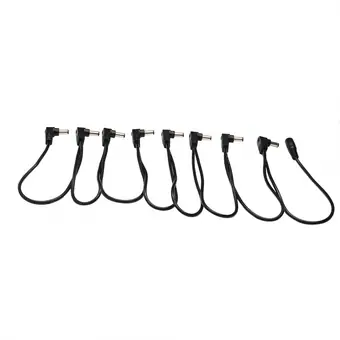Tensile bending dc5.5*2.1 female to 8 angle male 8Way Pedal Power Daisy Chain Cable Splitter view 2