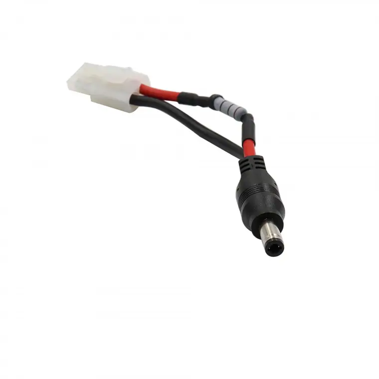 dc 5525 male to Tamiya male inbuilt resistor of around 2 ohms cable