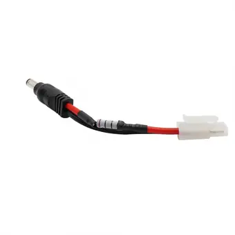 dc 5525 male to Tamiya male inbuilt resistor of around 2 ohms cable view 2