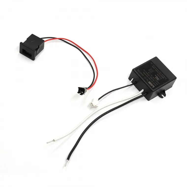 custom cable and Jst smp ph2.5mm 2pin female to AC-DC adapter one set cable