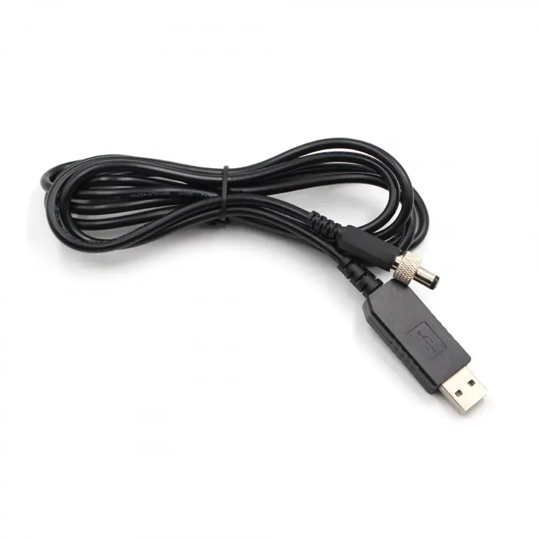 volt up usb to dc 5V to 7.4v,9v,12v dc screw cable