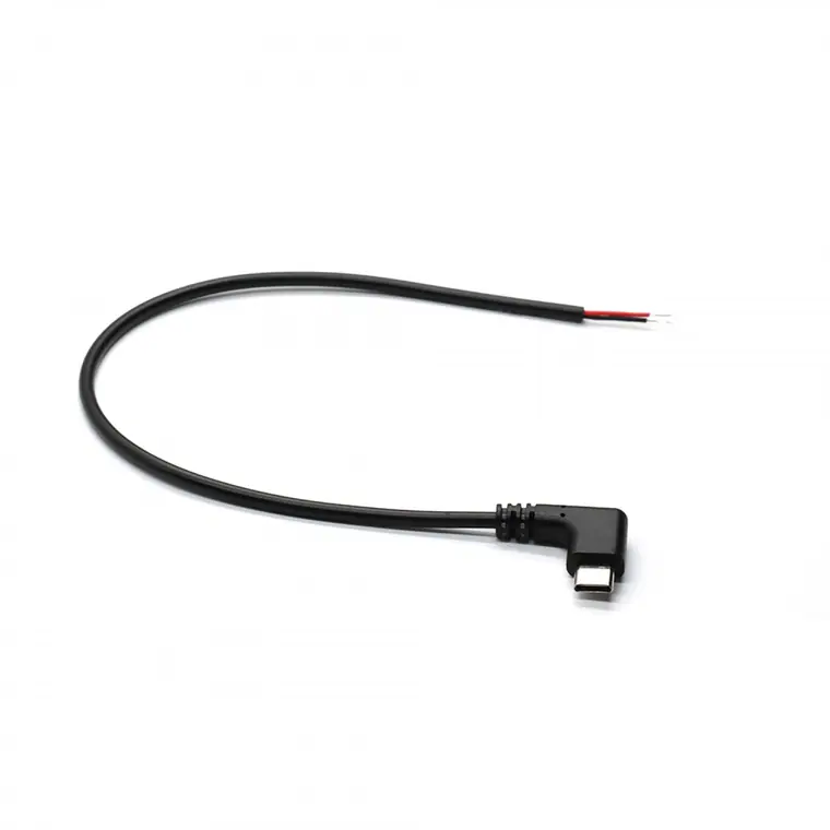 Type-c right angle to open charge cable