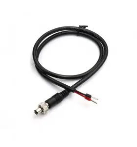 dc5.5*2.1mm male with screw to Tube type terminal cable
