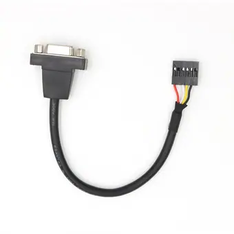 DB9 female to Dupont 6pin cable view 2
