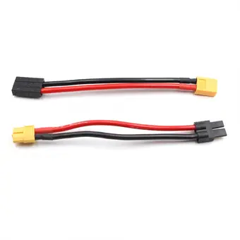 RC Car Truck Connector XT60 male to TRX male cable Parallel battery charger Adapter view 2