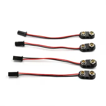 9v snap hard shell to TE 280358 2pin cable view 2