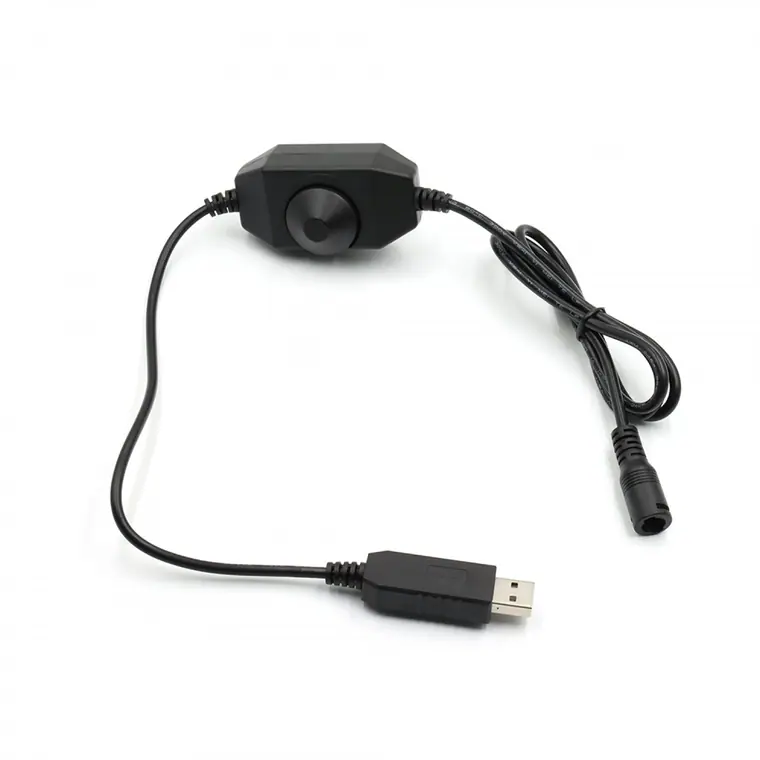 usb 5v to 12v dc5.5*2.1 lock female cable with Dimmer step up cable