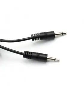 3.5mm mono male to male audio cable view 2