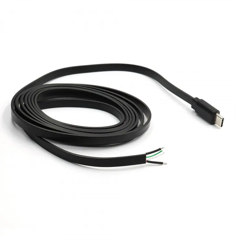 Type c to open charge flat cable