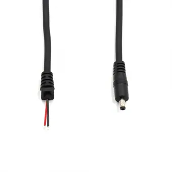 dc3.5*1.35male to open spring cable view 2