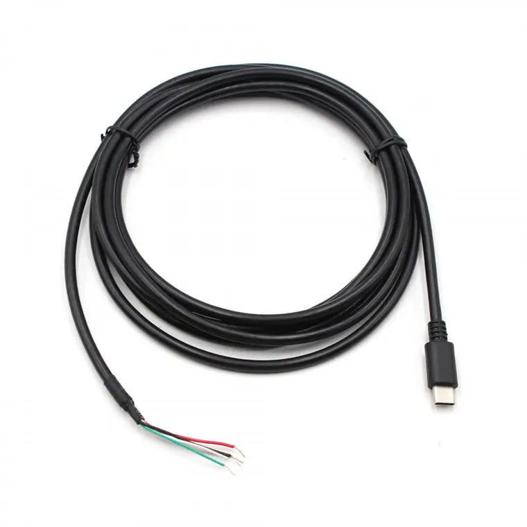 DC5521 RIGHT ANGLE MALE PLUG TO OPEN CABLE