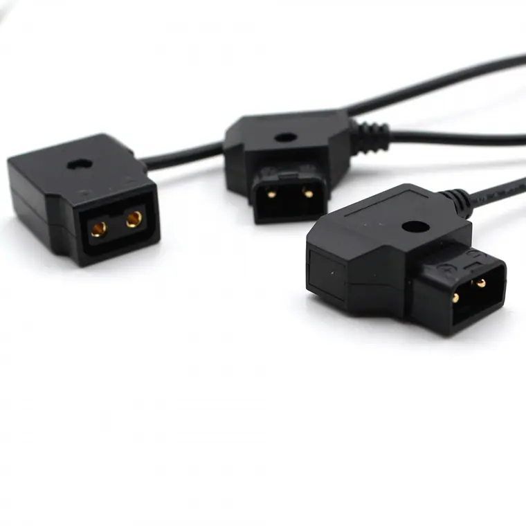30cm 1 Male To 2 Female D-Tap Connector Adapter Spliter Cable wire
