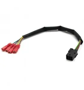 OEM Female Faston 2.8 6.3mm Brass auto Car Battery Terminal with jst connector wire cable view 2