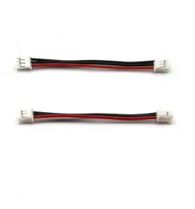 Angle Connectors JST 1.25MM 3-Pin Male Female Connector Plug with Wires Cables view 2