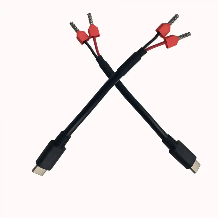 Type-c to Tube type terminal charger cable