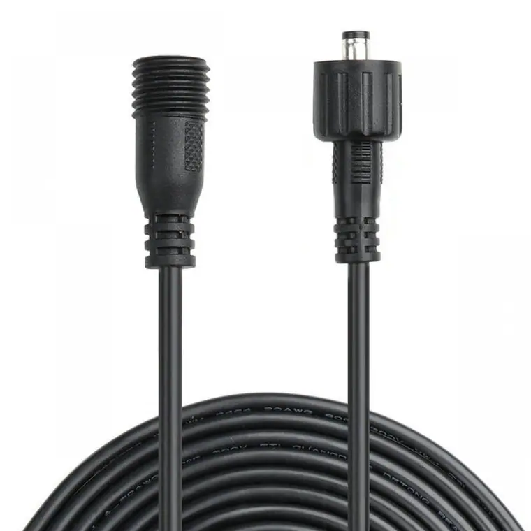 dc5.5*2.1mm male to female waterproof cable