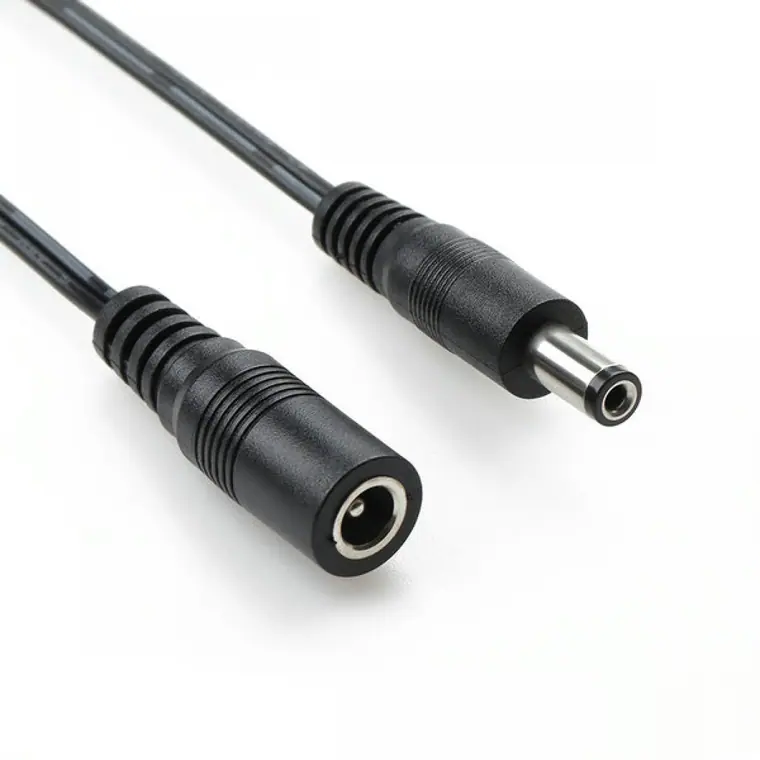 dc cable 5.5*2.1 male to female soft extention power cable dc solar cables 3.5M