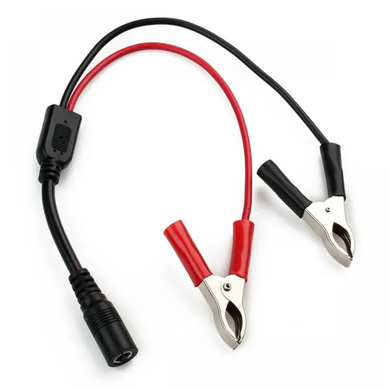 dc5.5*2.5mm female to Crocodile clip cable