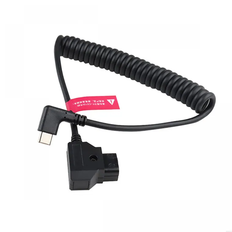Type C angle male to D-tap coiled cable Alvin's Cables Dummy Adapter Used for camera and UAV power supply