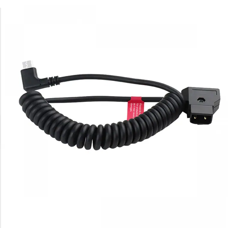 Type C angle male to D-tap coiled cable Alvin's Cables Dummy Adapter Used for camera and UAV power supply