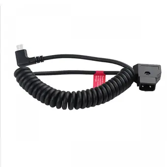 Type C angle male to D-tap coiled cable Alvin's Cables Dummy Adapter Used for camera and UAV power supply view 2