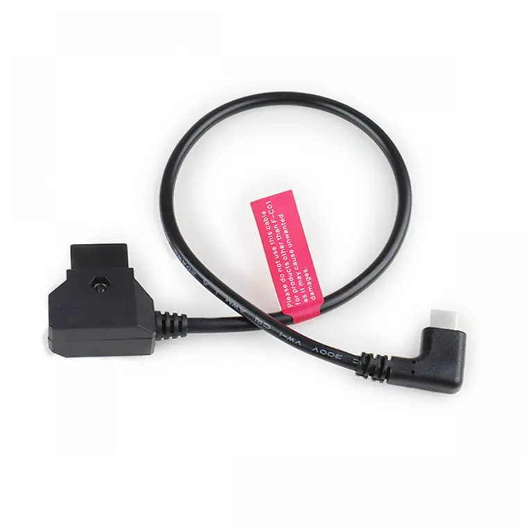 Type C angle male to D-tap cable Supply Mount Tap Travel Dual Tv Monitor Power Cord Cable C For V Lock Battery With D-Tap And Type-C