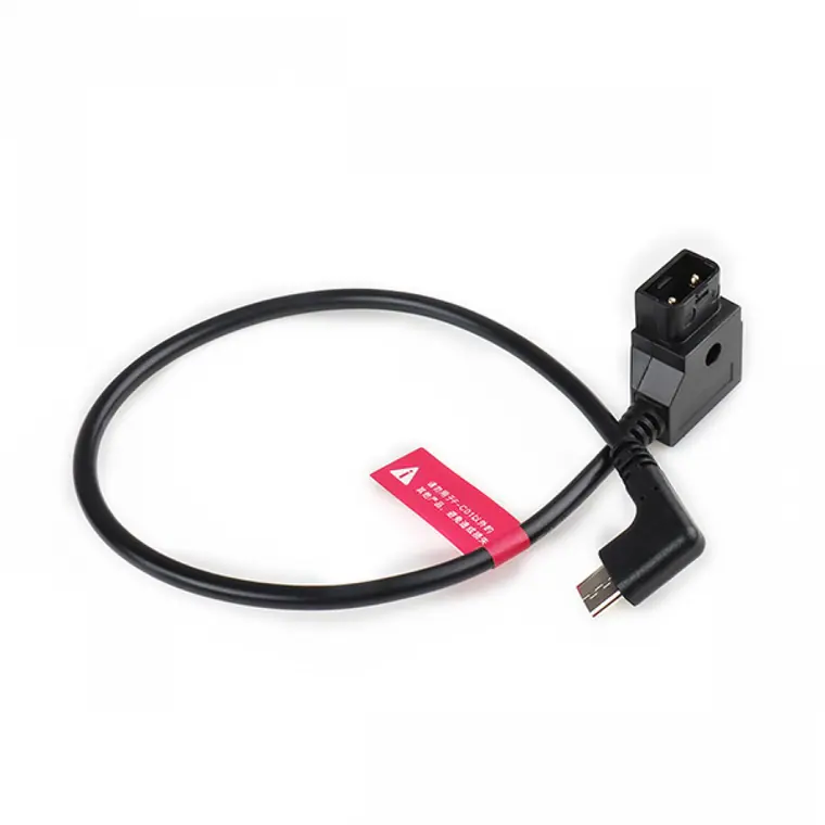 Type C angle male to D-tap cable Supply Mount Tap Travel Dual Tv Monitor Power Cord Cable C For V Lock Battery With D-Tap And Type-C