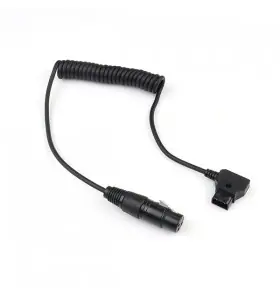 Censreal DC XLR 3pin or D-Tap to Weipu Cable BMPCC 4K Power Cable for V Mount Gold Mount Battery dtap supply female cable