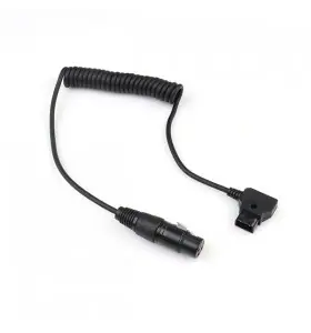 Censreal DC XLR 3pin or D-Tap to Weipu Cable BMPCC 4K Power Cable for V Mount Gold Mount Battery dtap supply female cable