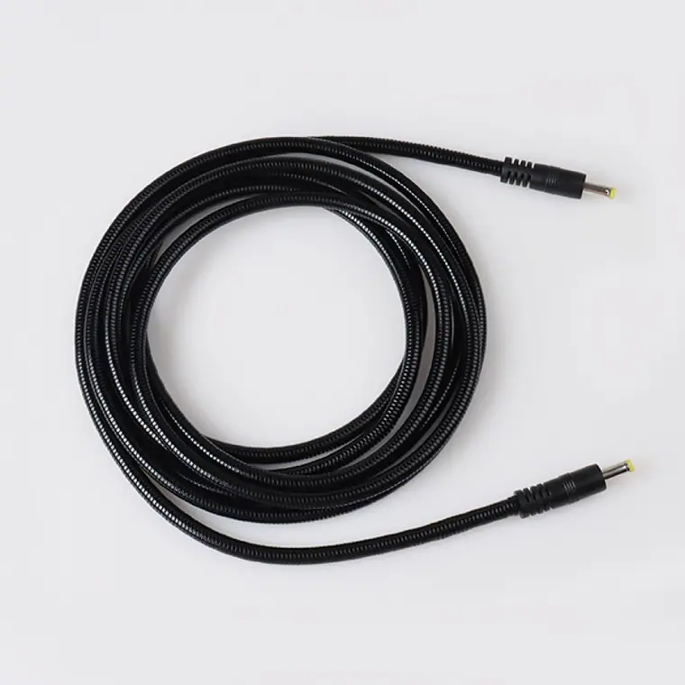 dc 4017 jack connector male Stainless Steel 304 hose cable extension metal dc cable Special for outdoor cameras