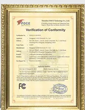 LANO Cable certificate 3