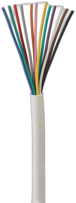12 Core Unshielded White — Security Cable manufactured by LANP CABLE