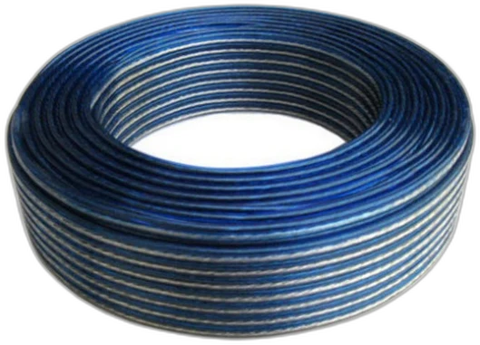 Speaker Wire Blue — Speaker Cable Flat manufactured by LANP CABLE