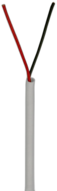 2 Core Unshielded White — Security Cable manufactured by LANP CABLE