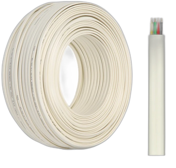 4C Flat Telephone Cable — Telephone Cable manufactured by LANP CABLE
