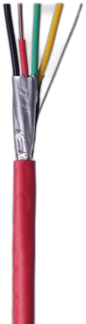 4 Core Shielded Red — Fire Cable manufactured by LANP CABLE