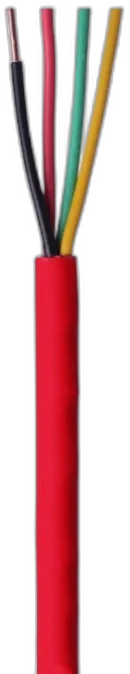 4 Core Unshielded Red — Fire Cable manufactured by LANP CABLE