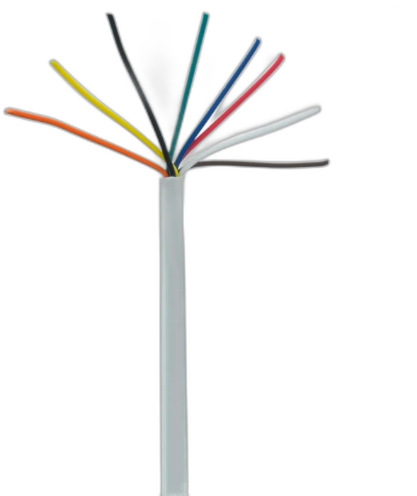8 Core Unshielded White — Security Cable manufactured by LANP CABLE